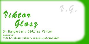 viktor glosz business card